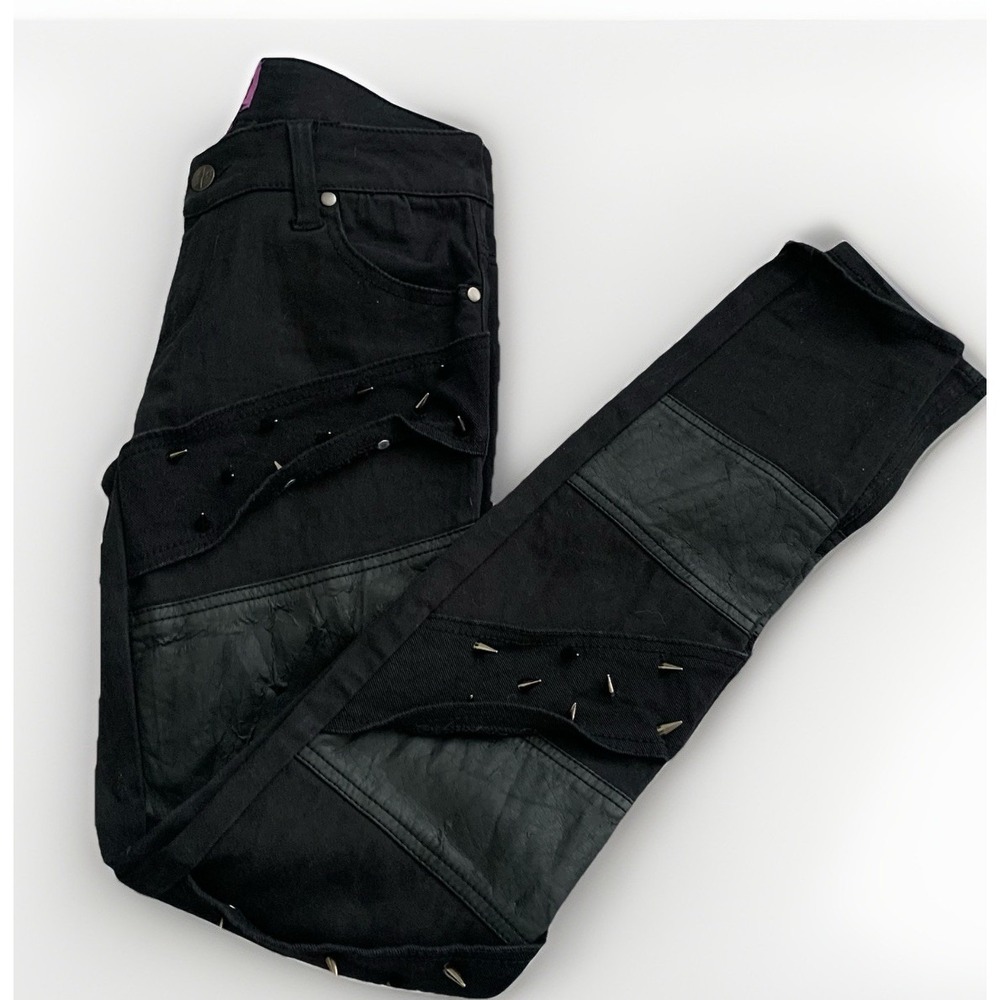 Vintage Y2K Tripp NYC Pants Spikes - Picture 2 of 7